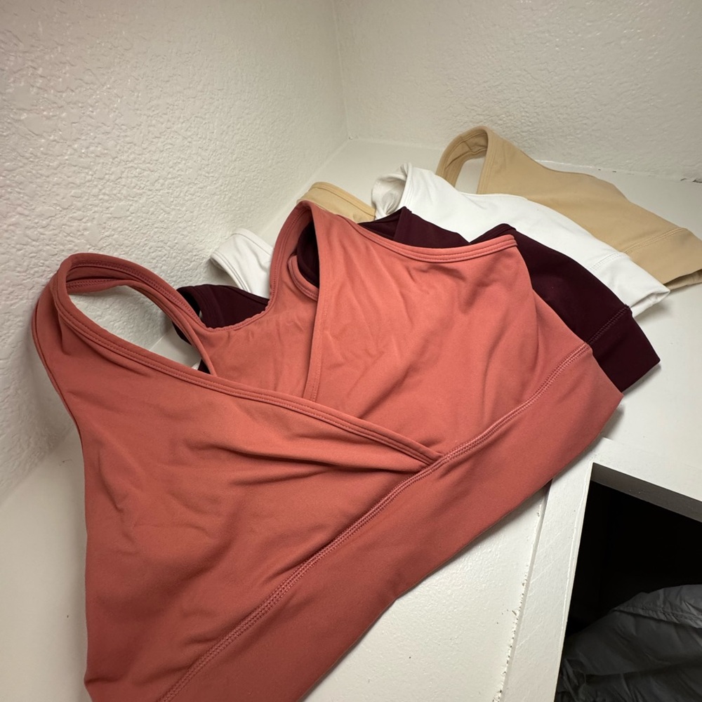 Stylish Maternity / Nursing Sports Lounge Bra Set in Warm Tones